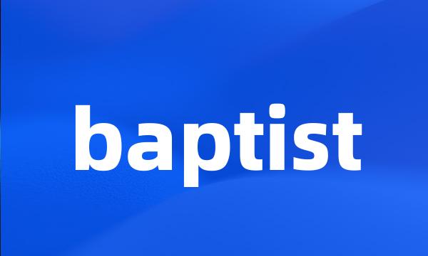 baptist