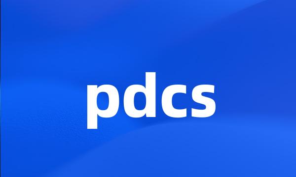 pdcs