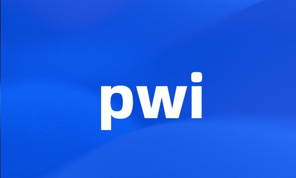 pwi