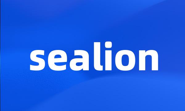 sealion