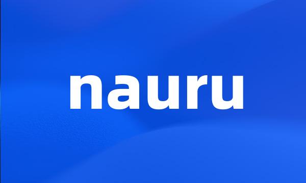 nauru