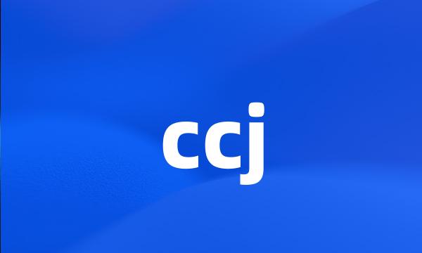 ccj