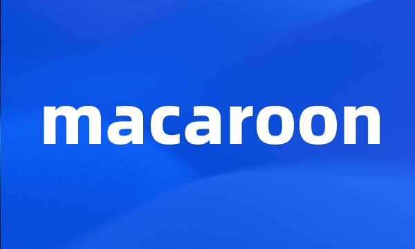 macaroon