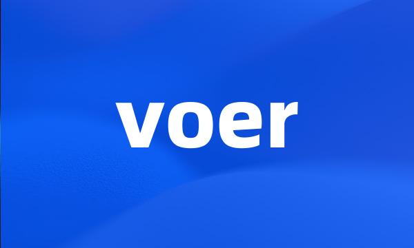 voer