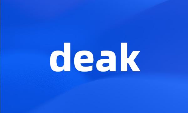 deak