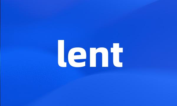 lent