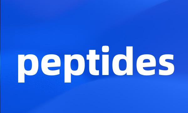 peptides