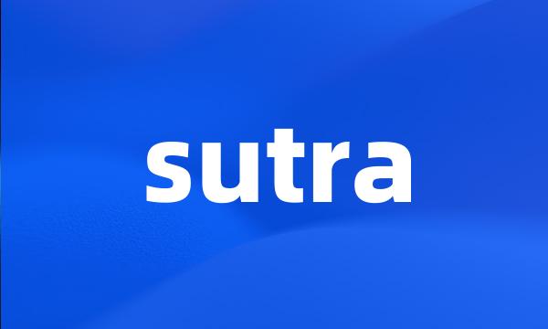 sutra