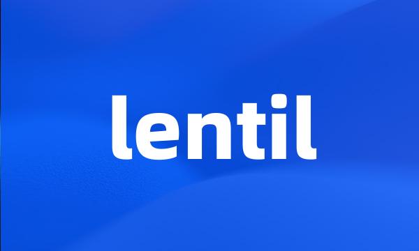 lentil