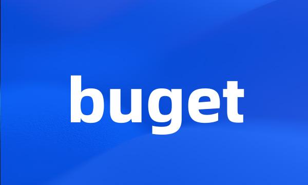 buget