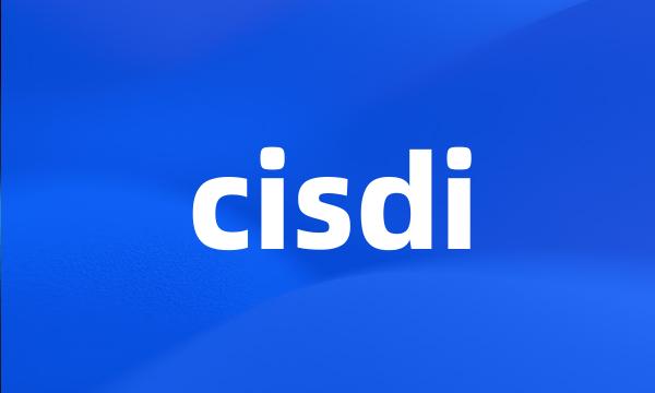 cisdi