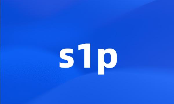 s1p