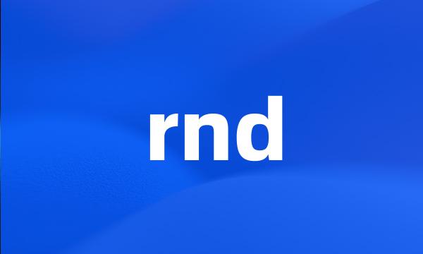 rnd