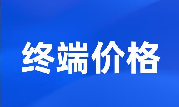 终端价格