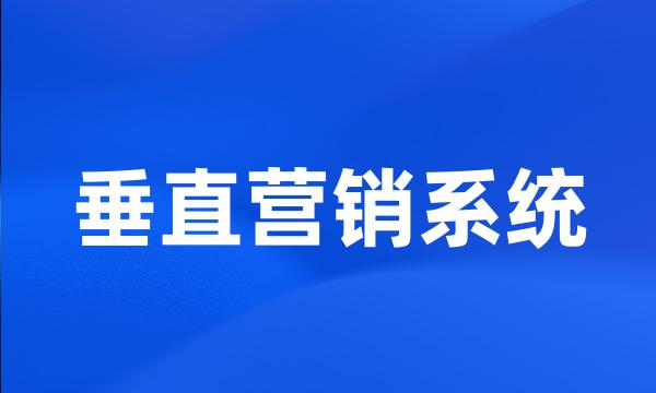 垂直营销系统