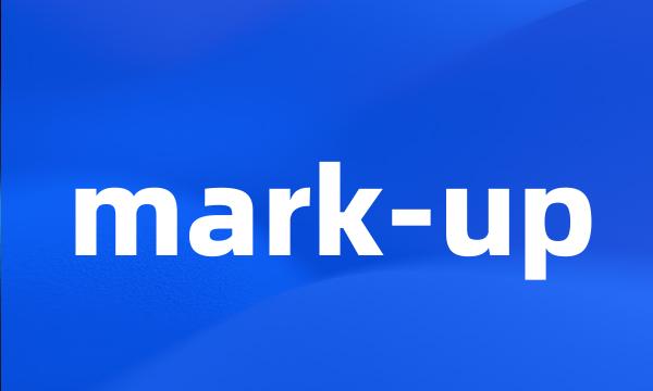 mark-up