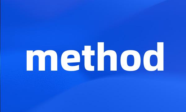 method