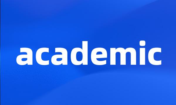 academic