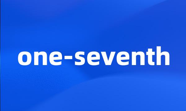 one-seventh