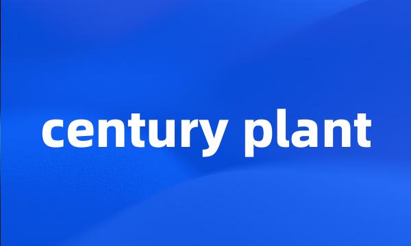 century plant