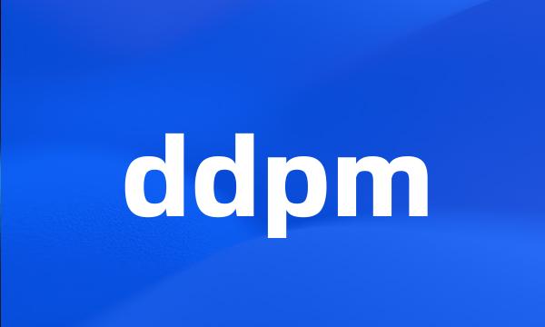 ddpm