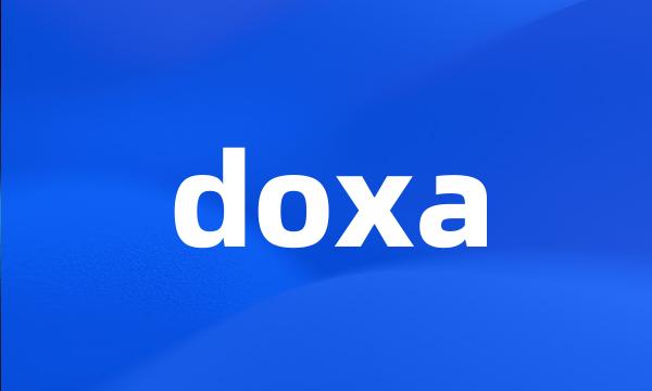 doxa