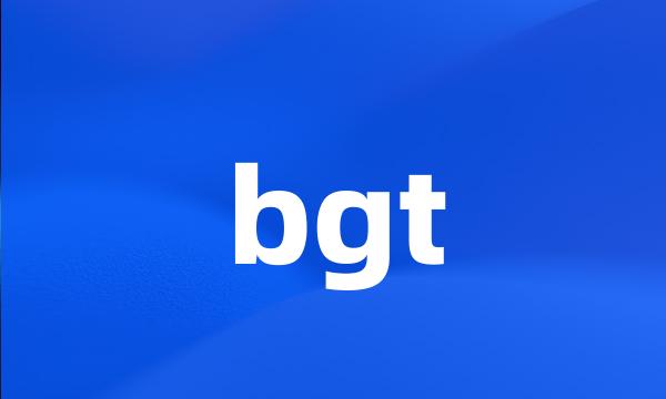 bgt