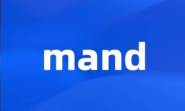 mand