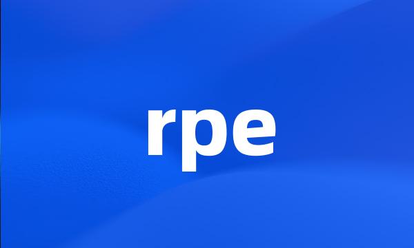 rpe