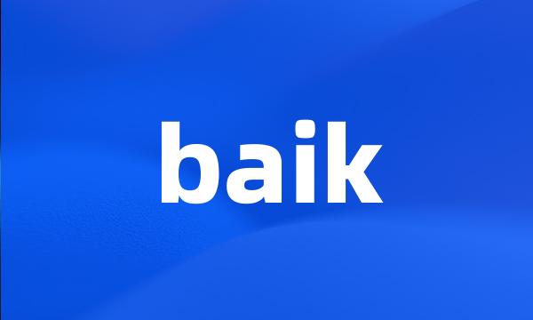 baik