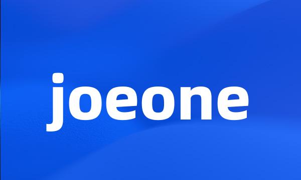 joeone