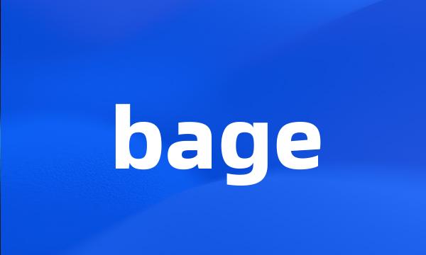 bage