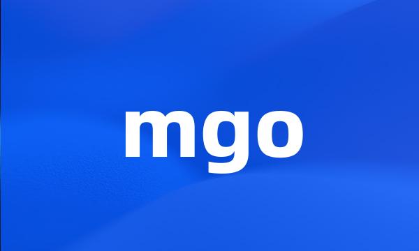 mgo