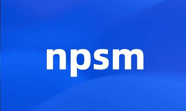 npsm