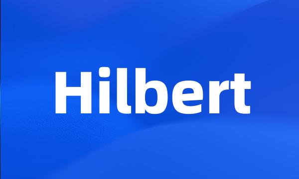 Hilbert