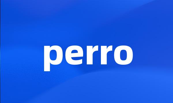 perro