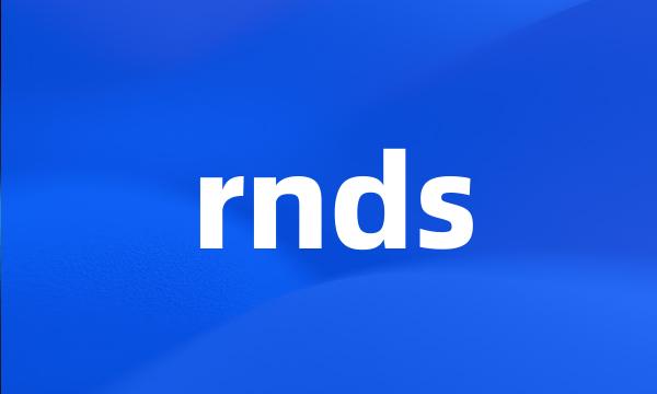 rnds