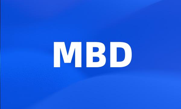 MBD