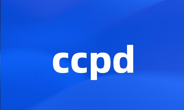 ccpd