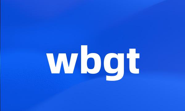 wbgt