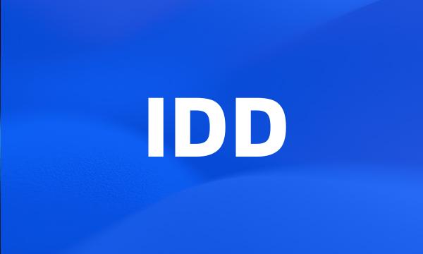 IDD