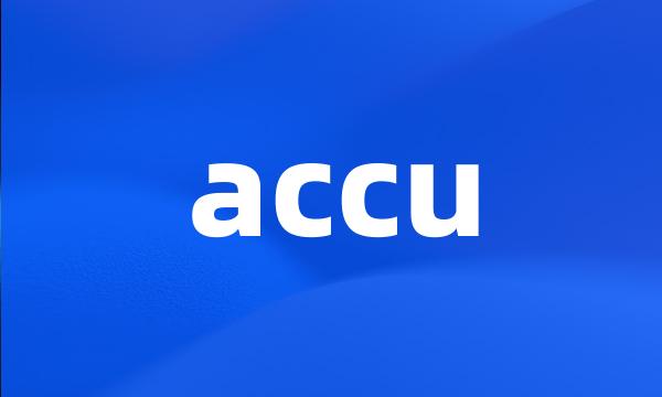 accu