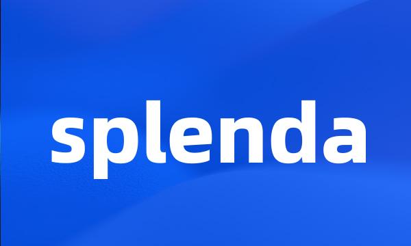 splenda