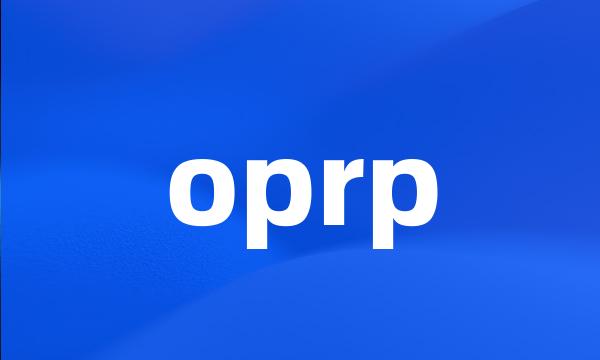 oprp