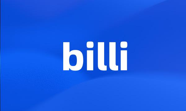 billi