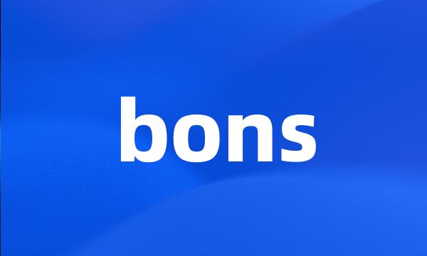 bons