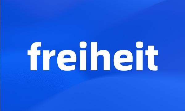 freiheit