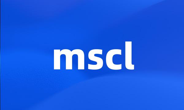 mscl