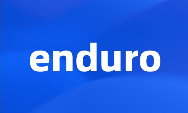 enduro