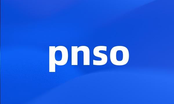 pnso